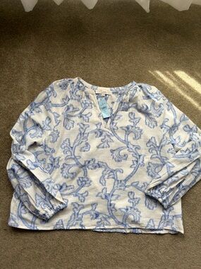 Loft Embroidered Blouse